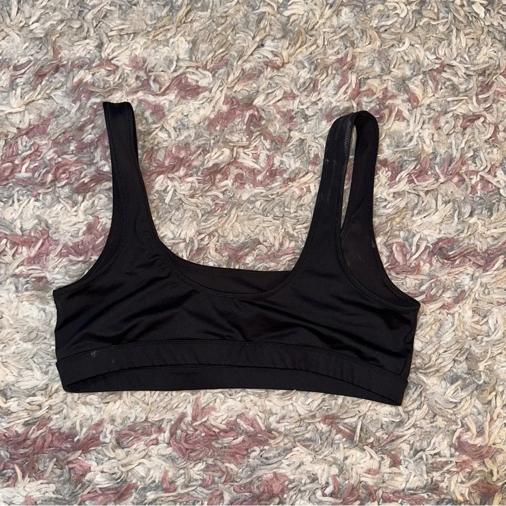 SKIMS black bikini top L